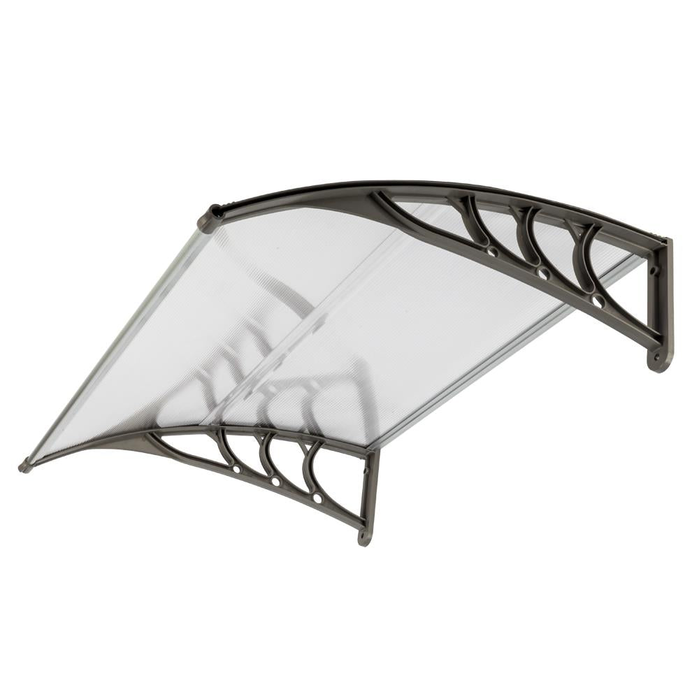 Winado Door Window Outdoor Clear Awning Canopy Cover,Front Door Canopy Patio Cover Yard Garden Rain Snow Protection