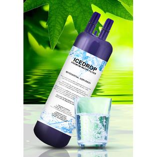 Ice Drop Replacement Refrigerator Water Filter Cartridge Compatible with 46-9930P, 469081, P4RFWB, P8RFKB2L, Aqua Fresh WF-537 (3 Pack)
