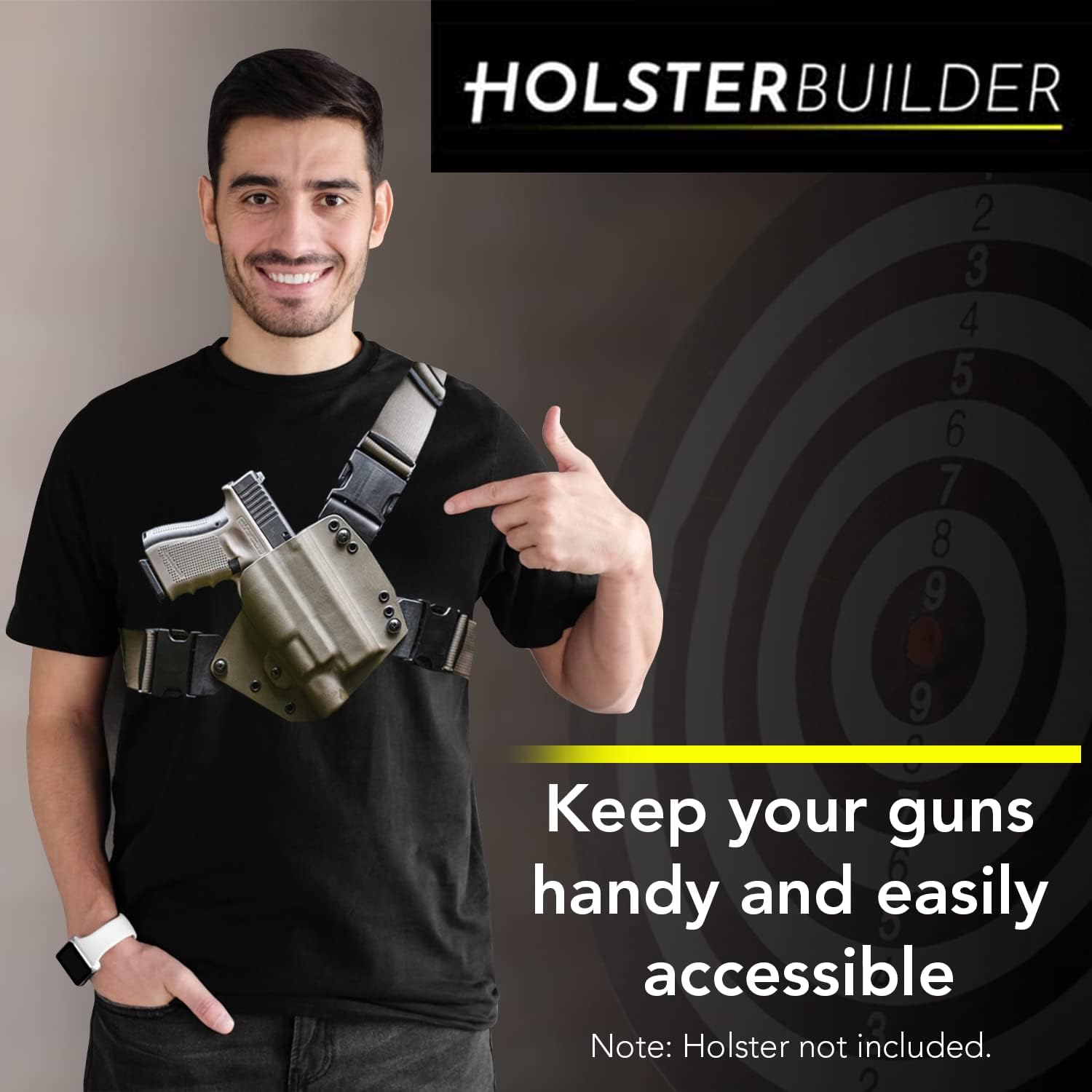 HolsterBuilder Universal Chest Rig and mounting Hardware