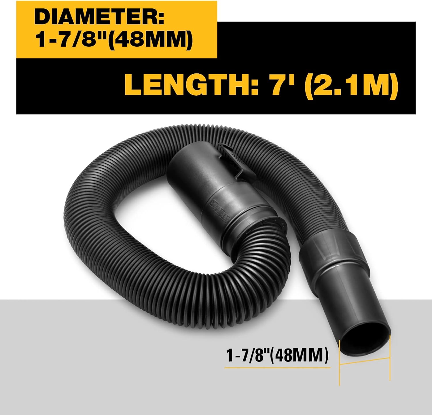 DEWALT DXVA19-2600 Vacuum Extended Super Flex Hose Fits for 1-7/8