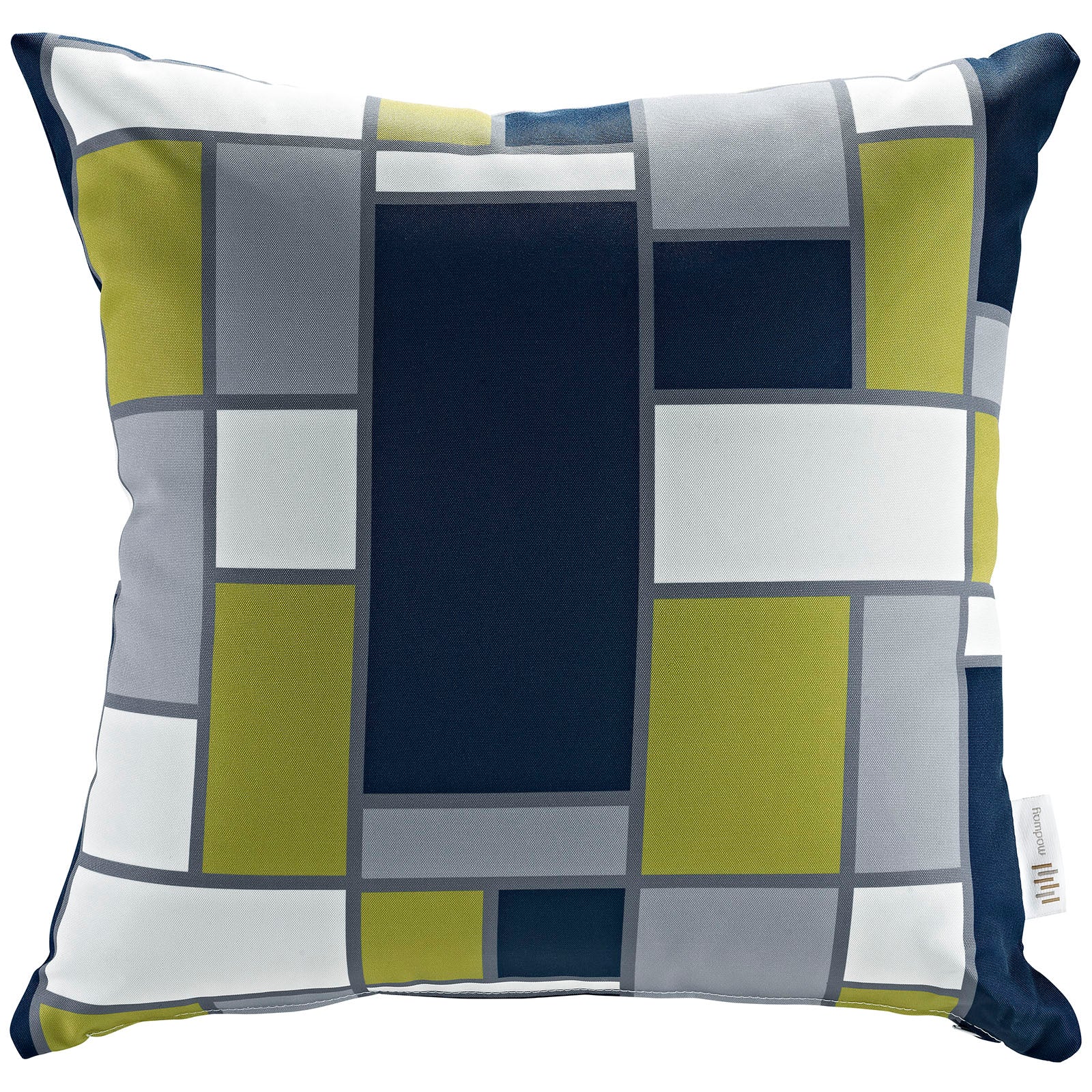 LexMod Modway Two Piece Outdoor Patio Pillow Set in Rectangle