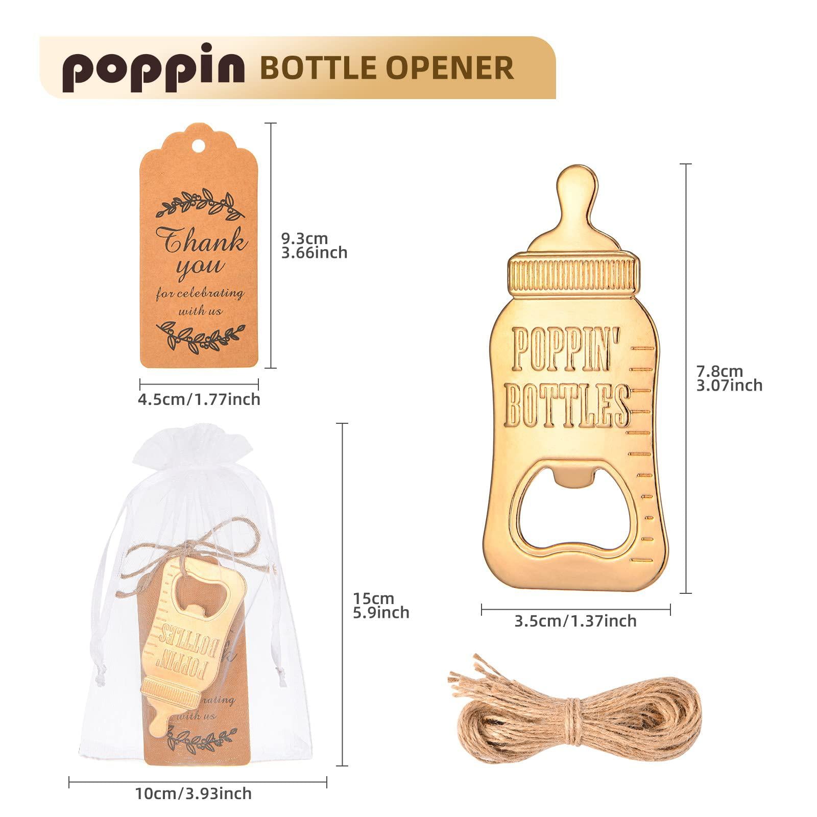 genggeng 50pcs baby bottle openers for baby shower party favors return gifts for guests,baby shower party decorations or baby birthday