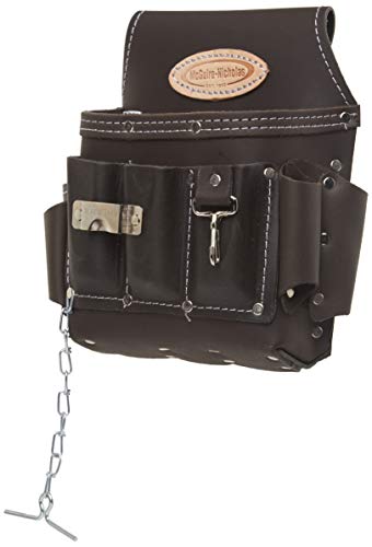 McGuire-Nicholas 526-CC Brown Professional ElectricianS Pouch, oil tanned leather