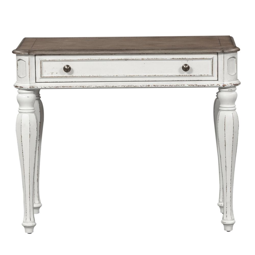 Liberty Furniture Accent Vanity Desk/NS, Antique White Finish
