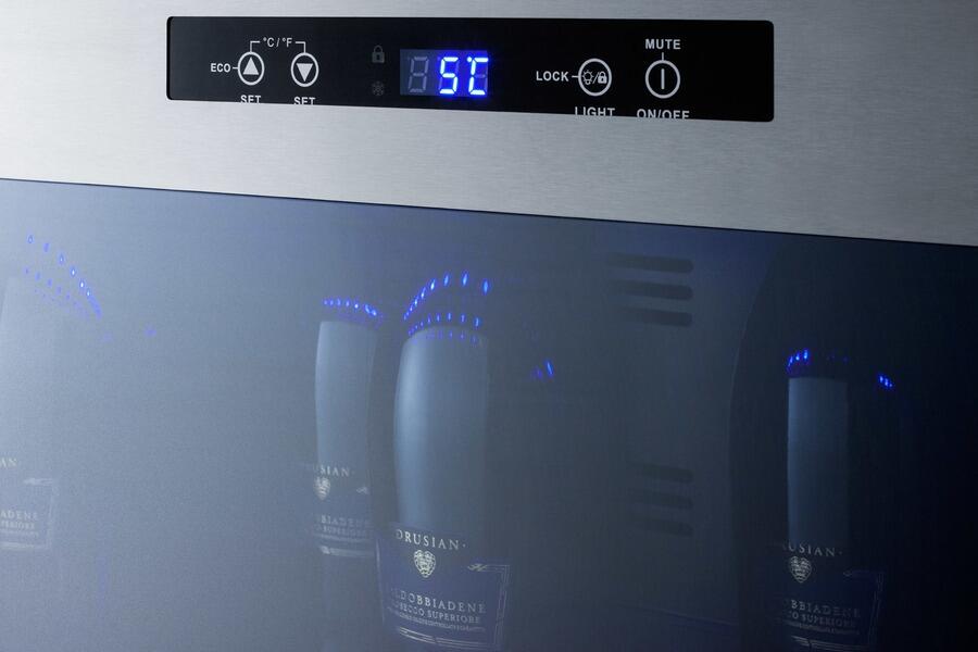 Summit STC6 36 Open Wine Cooler  in Stainless Steel