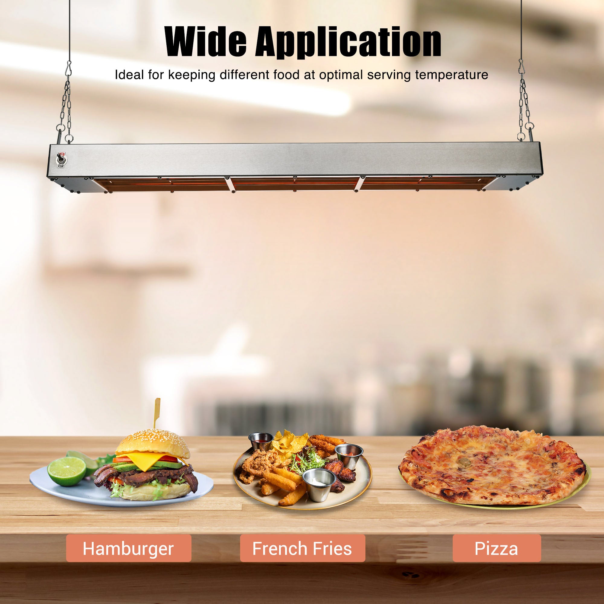 wechef Electric Strip Heater 2 Pack Portable 36