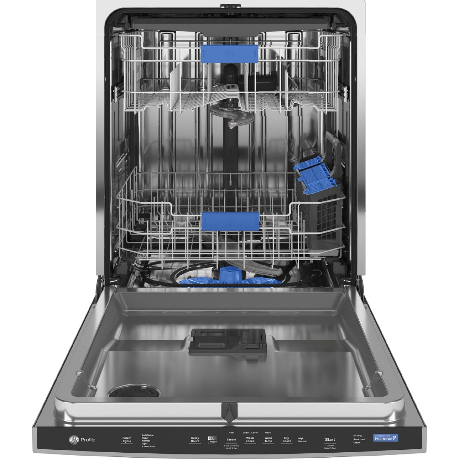 General Electric PDP755SYRFS 24 Inch Fully Integrated Smart Dishwasher with up to 16 Place Settings-