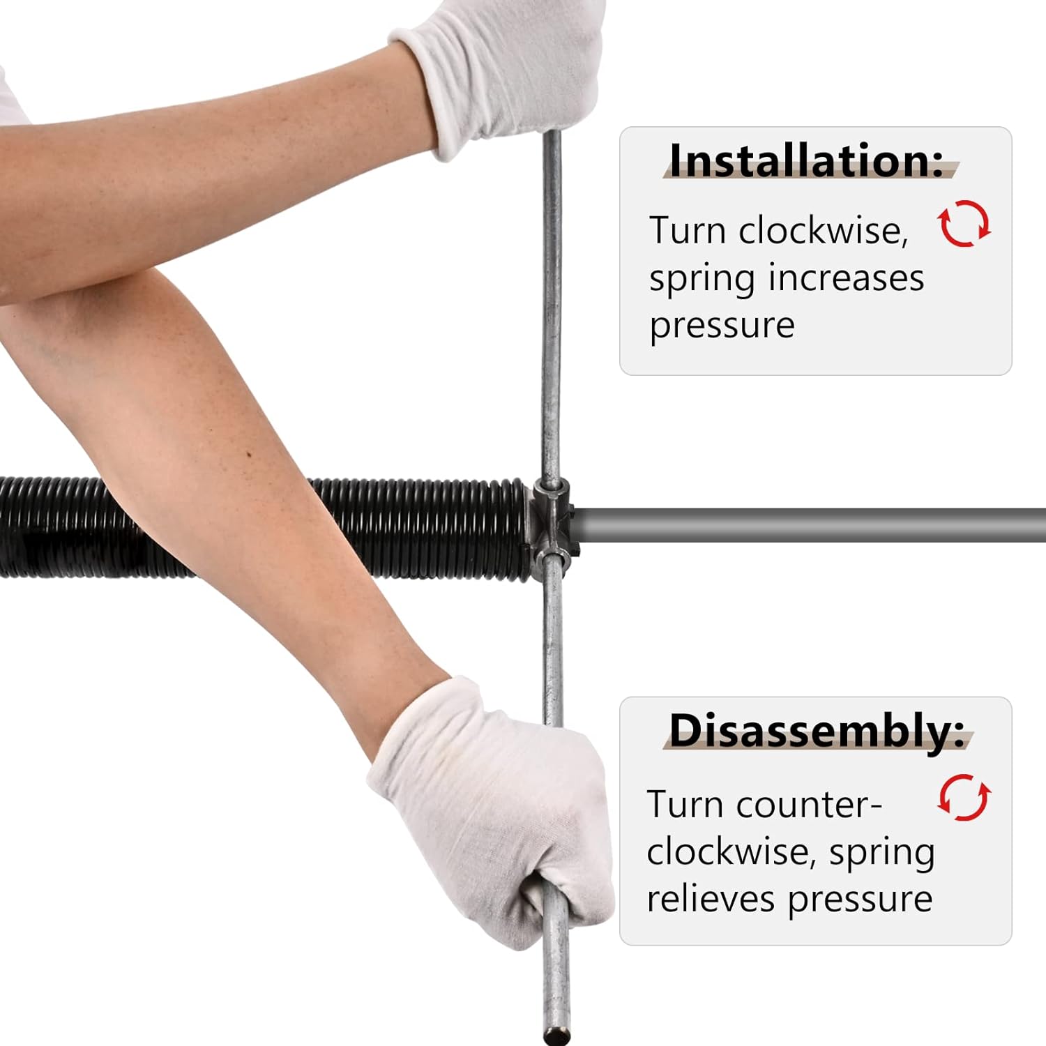 Lifancy Garage Door Torsion Springs Pair of .207 x 2