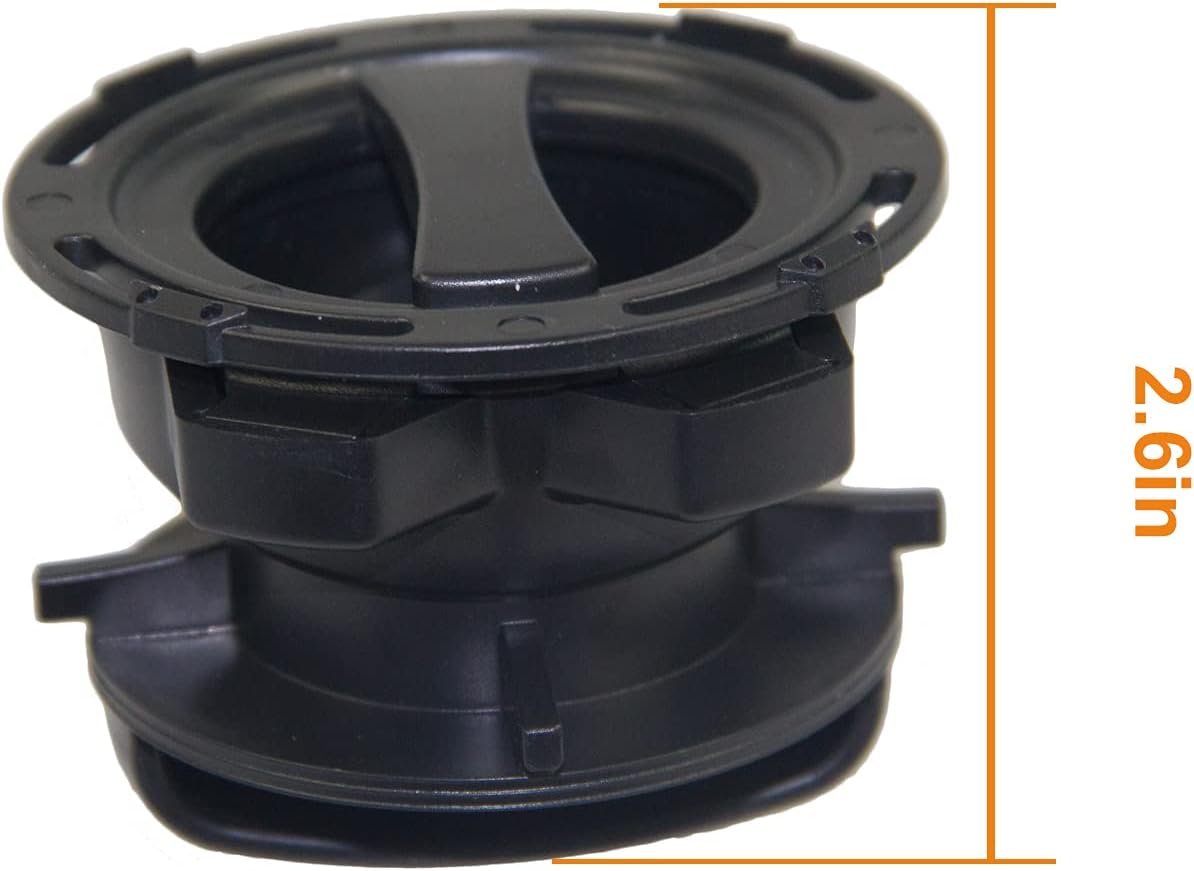 FREccU 75257 Magnetic Stopper for Insinkerator InSinkErator Garbage Disposal 75052, 74094, 74052, 74275, (and Natural Loofah)- Black