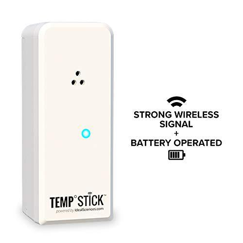Ideal Sciences temp stick wireless remote wifi temperature &a; humidity sensor. no subscription or monthly fees. 24/7 monitoring, alerts &a; his