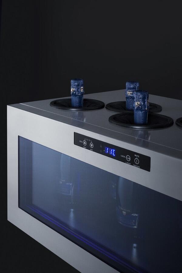 Summit STC6 36 Open Wine Cooler  in Stainless Steel