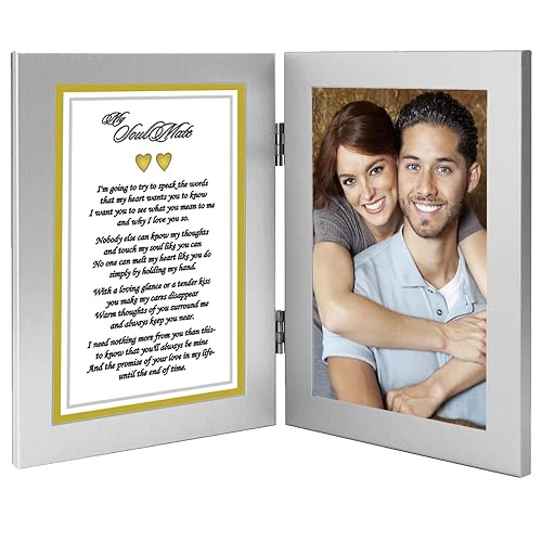 Poetry Gifts Best Romantic gift for Wife, Husband, girlfriend or Boyfriend, Soulmate Love Poem, Add 4x6 Inch Photo