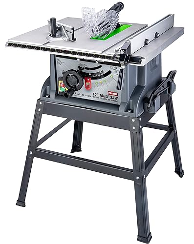 Genesis GTS10SC 15-Amp 10-In. Table Saw with Metal Stand