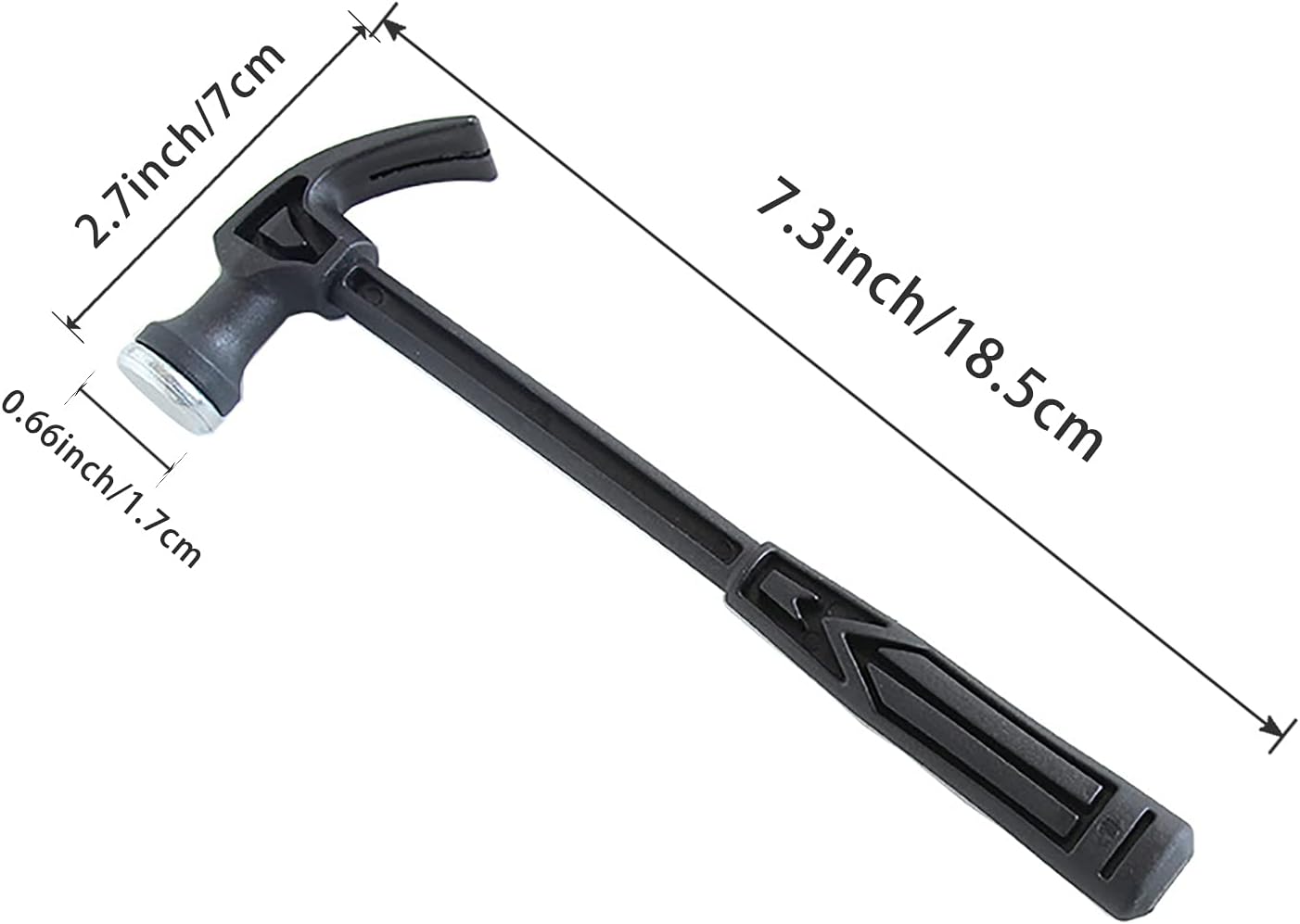 Samanter 6Pack Mini Plastic Claw Hammer Handle Household Hammers Nail Puncher Kids Hammers Mini Plastic Tool