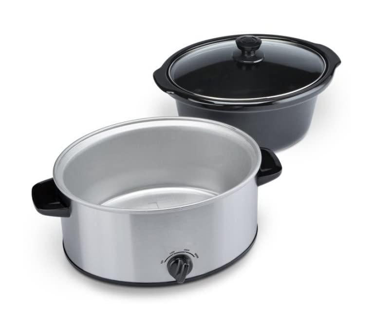 mbafit 7 quart oval slow cooker
