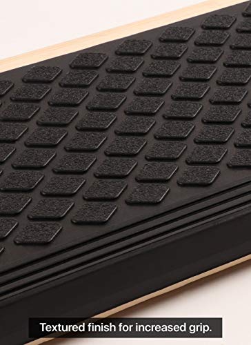 Finehous Rubber Stair Treads Non-Slip Outdoor 35”x10” (5-Pack) – Anti-Slip Step Mat with Nosing