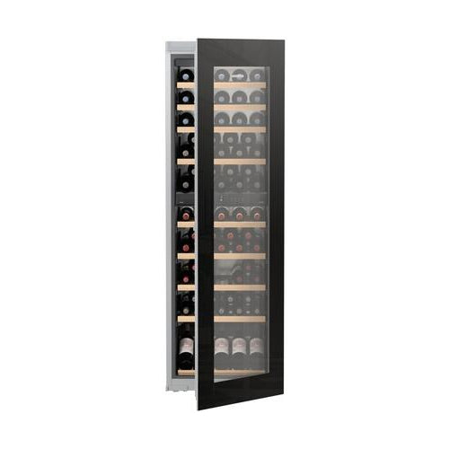 Liebherr HWGB8300 24  Star-K Built-In Wine Cabinet 83 Bottle in Black Glass