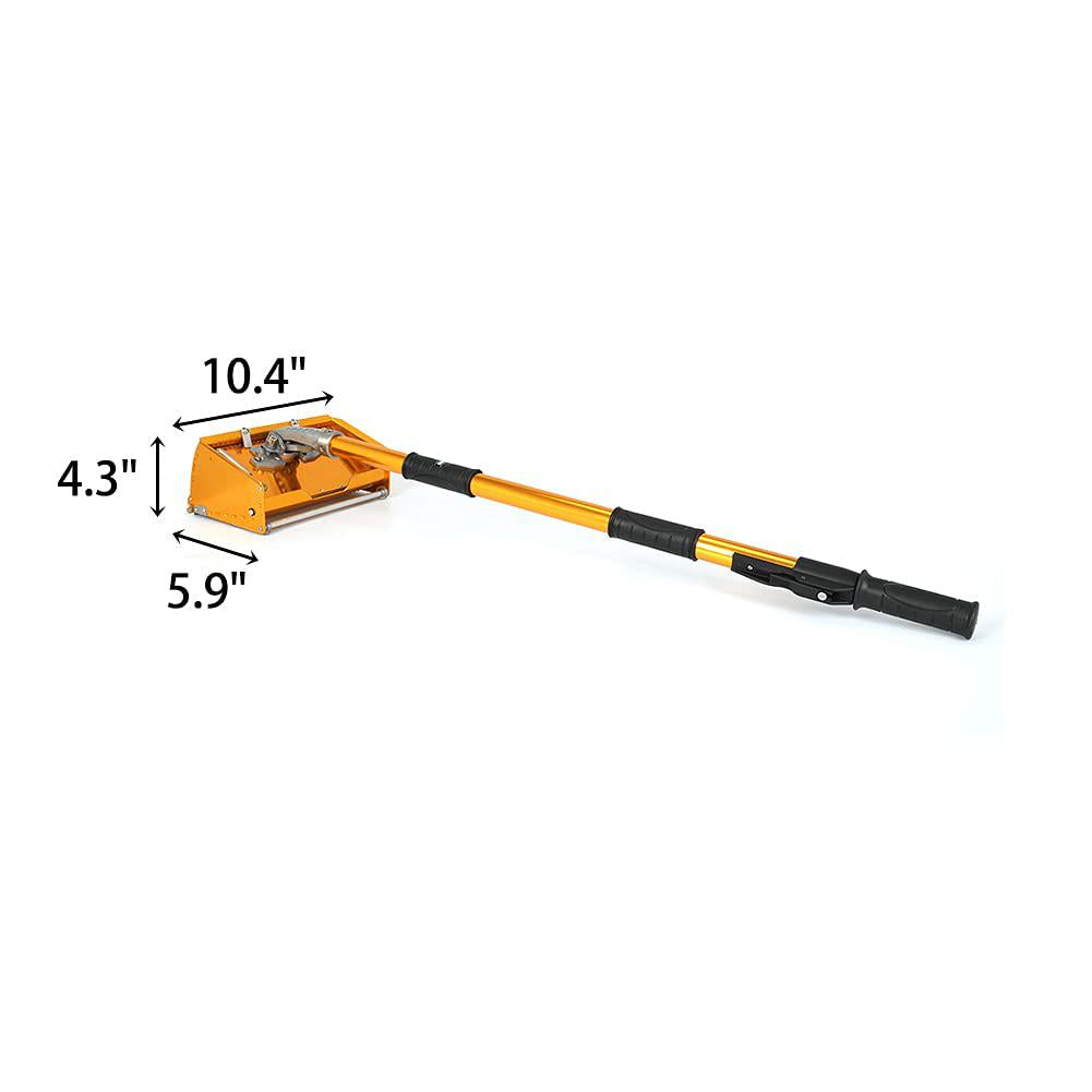 gelttulu professional 9&s;&s; drywall flat finishing box with 40&s;&s;-64&s;&s; box handle extension