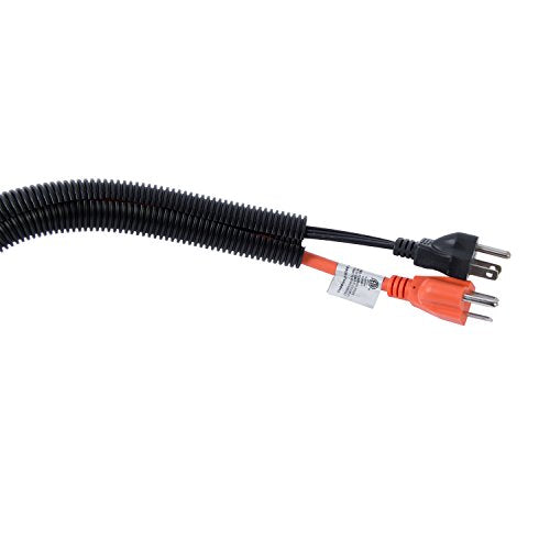 Gardner Bender FLX-1050B, Black Split Flex Tubing, 1 inch x 50 ft