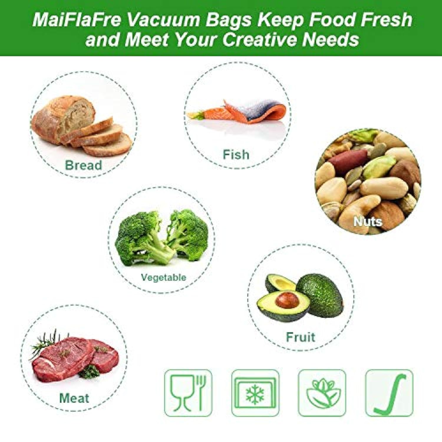 Great Choice Products 100 Plus Quart 10X13 Vacuum Sealer Bags With Commercial Grade, Bpa Free, Heavy Duty.Vacuum Sealer Freezer Bags Compatibl…