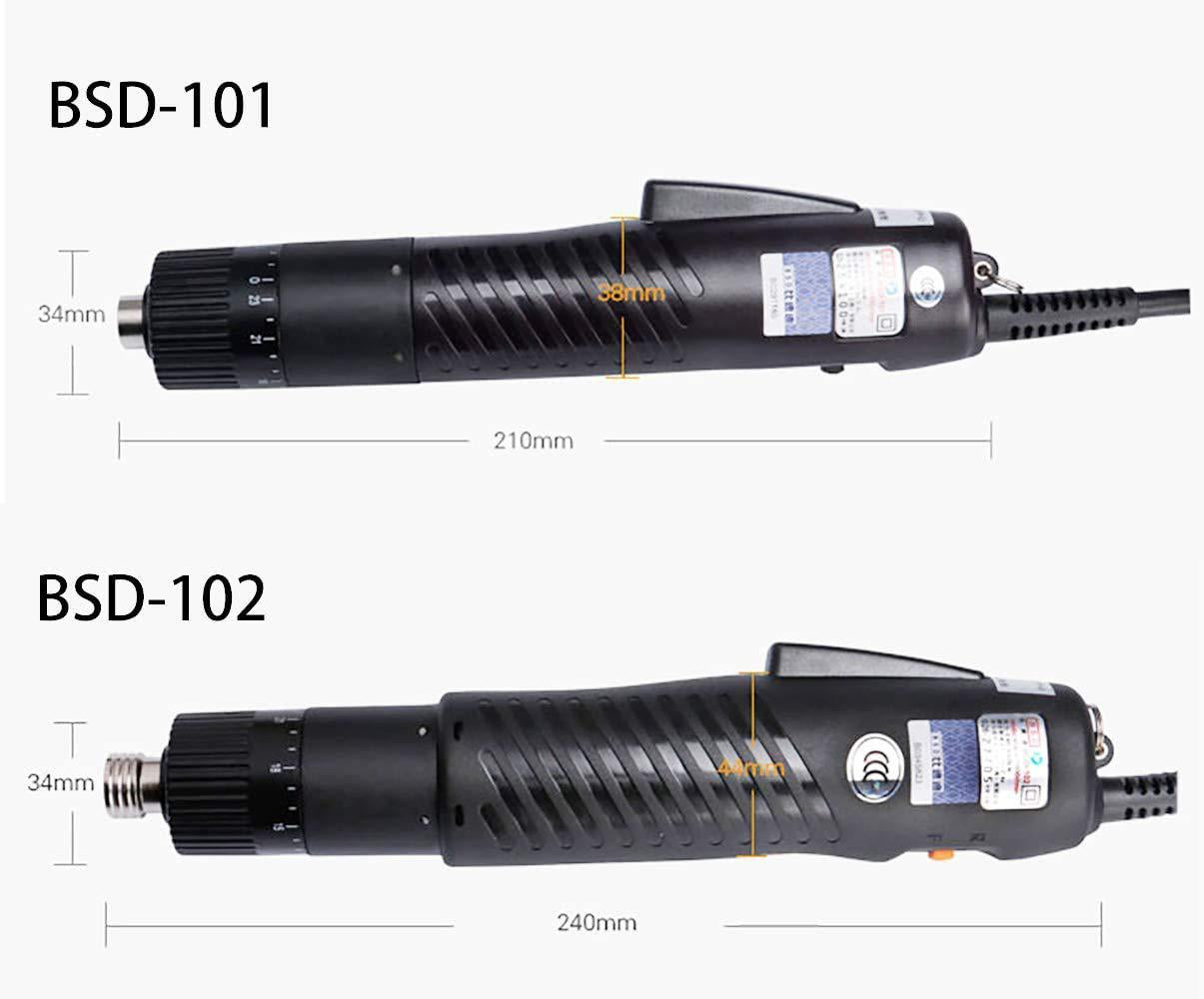 mxbaoheng electric screwdriver sets torque adjustable drill tool applicable batch head 6.35mm 110-220v (bsd-102)
