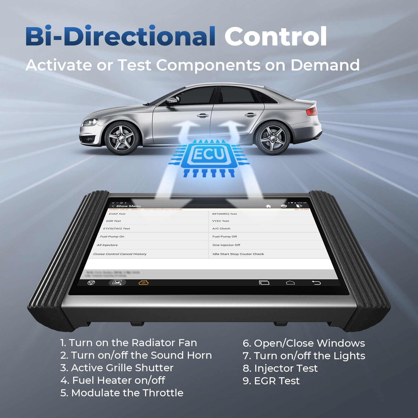TOPDON Phoenix Pro Automotive Diagnostic Scan Tool ECU Programming Bi-Directional Diagnostics with 2 Years Updates