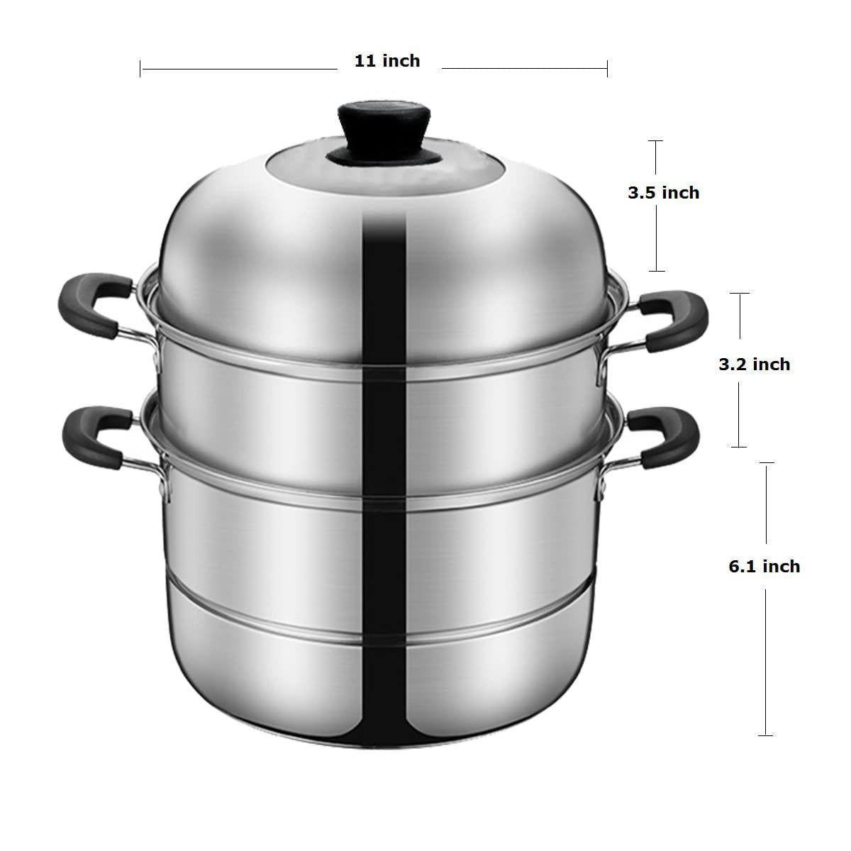 beeiee steamer pot for cooking vegetable steamer,steamer cookware,steamer pot,food steamer,stainless steel