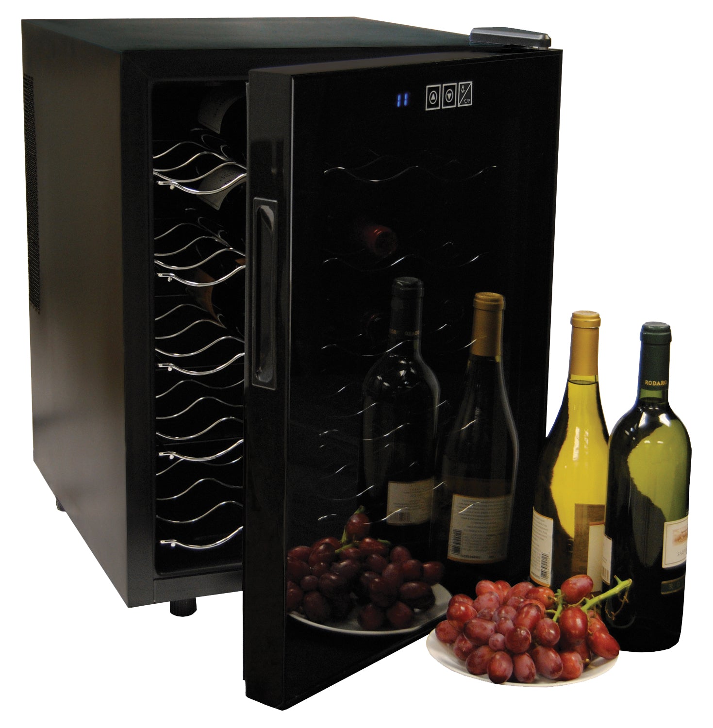 Koolatron WC20  20-Bottle Wine Cellar with Mirrored Glass Door