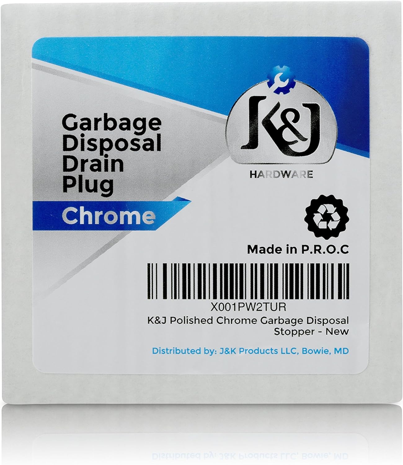 K&a;J Universal Kitchen Sink Stopper -Garbage Disposal Plug - Kitchen Sink Plug for Insinkerator, Kitchenaid, Kohler and More! &a;#