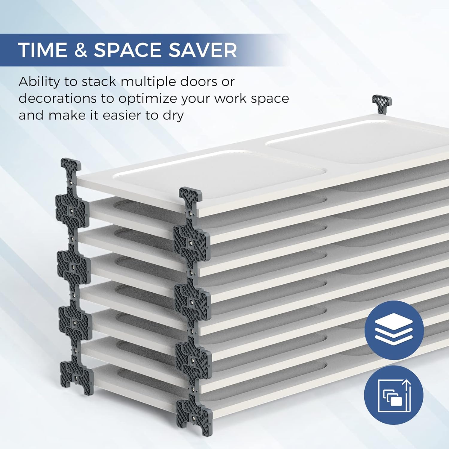 SAKER Paint Racks, New Magic Racks, Door Painting Drying Rack for Cabinet Doors, Paint Interior or Exterior Doors Trim