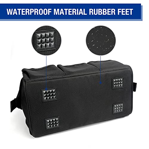 WORKPRO 18-inch Close Top Wide Mouth Storage Tool Bag with Adjustable Shoulder Strap, Sturdy Bottom