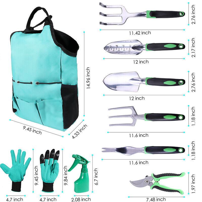Stock Preferred Garden Tools Set Kit with Gloves 10 Piece