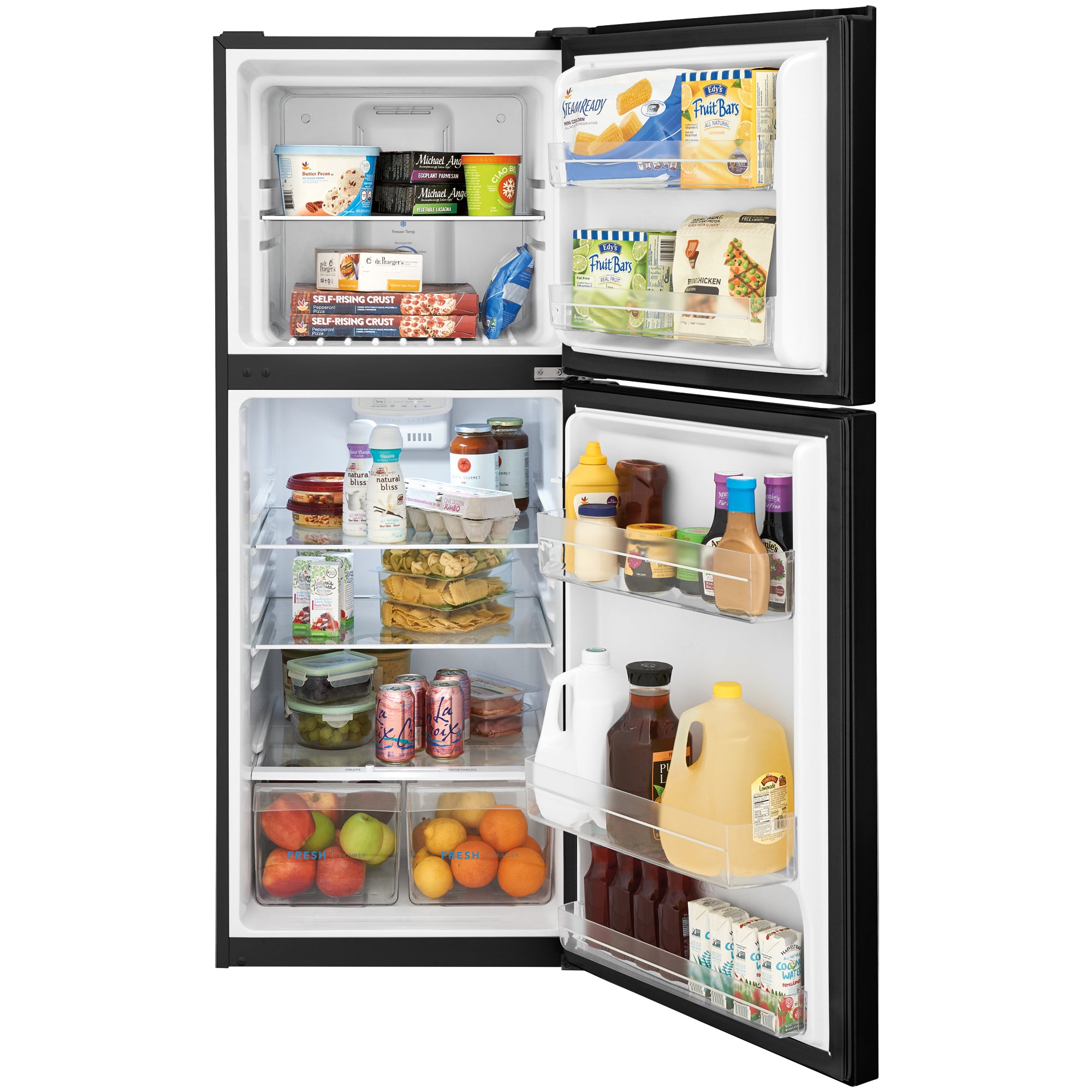 Frigidaire FFET1222UB  11.6 cu. ft. Top Freezer Apartment-Size Refrigerator - 24&a;#8221; width - Black