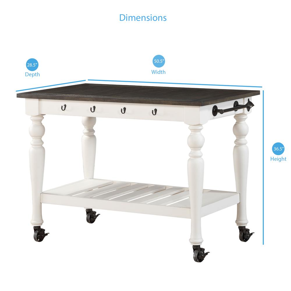 Steve Silver Joanna Kitchen Cart