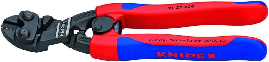 Knipex Tools Lp KNIPEX Tools 71 22 200 SBA Angled CoBolt Cutters, 8-Inch