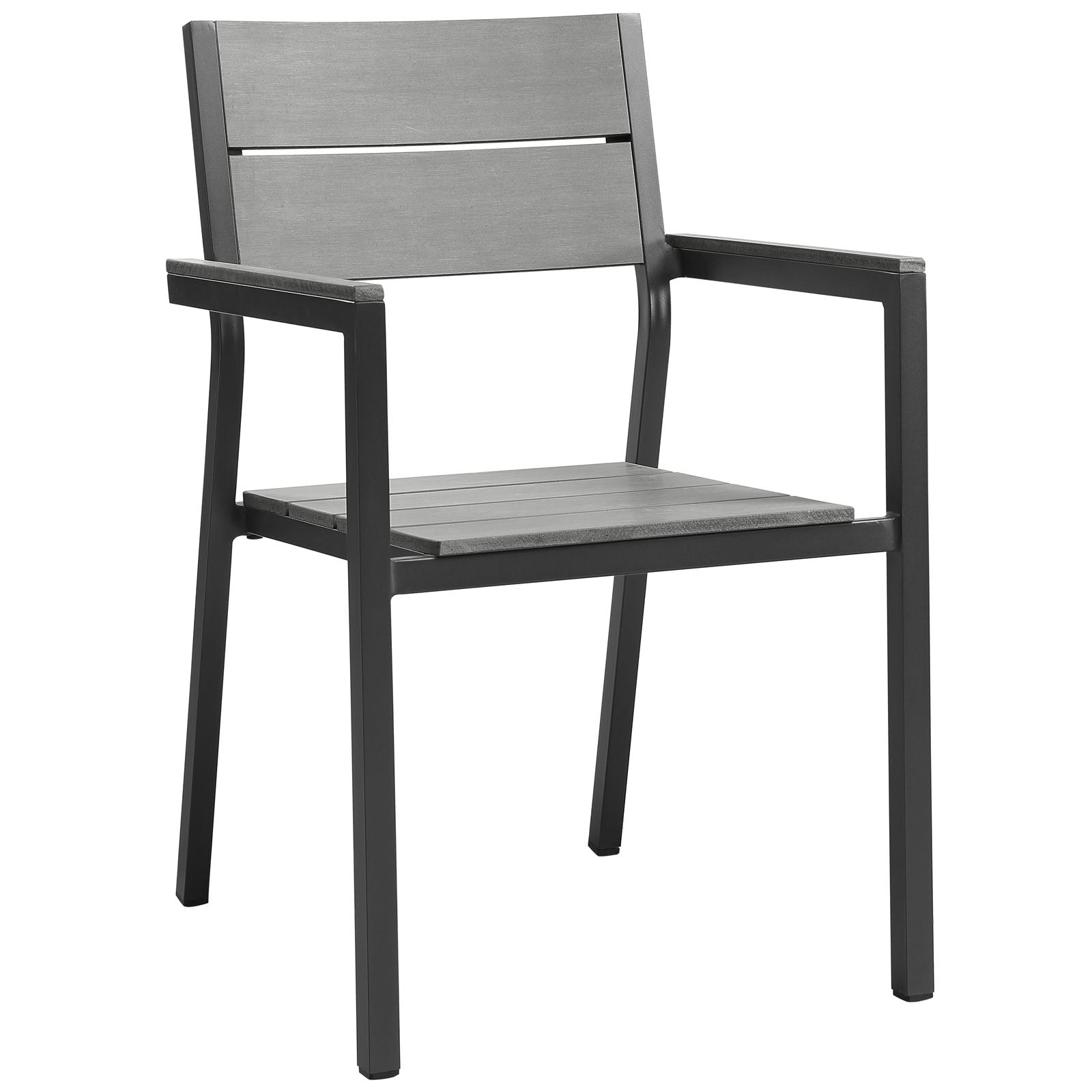 Modway Maine 9 Piece Outdoor Patio Dining Set - Brown Gray