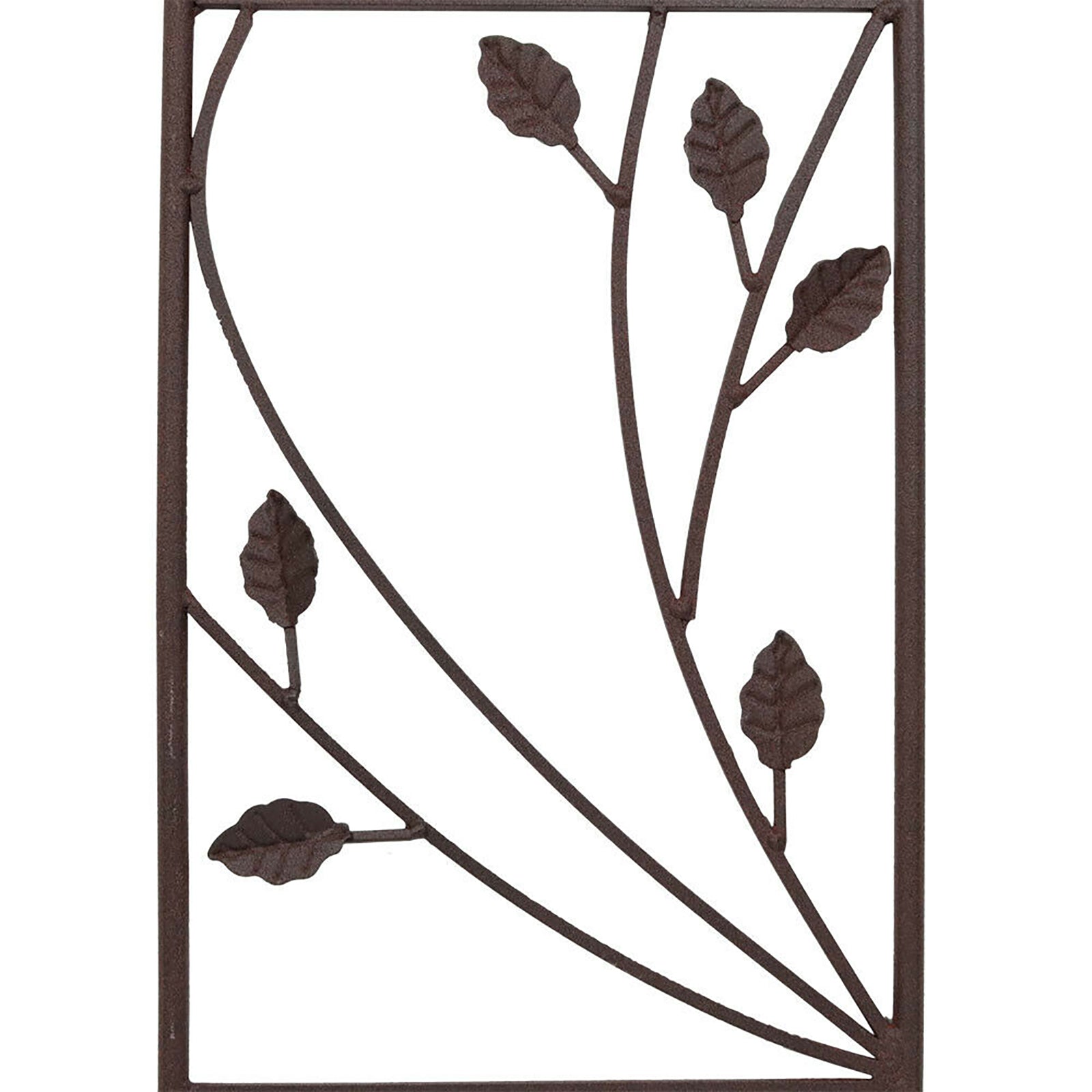 Sunnydaze Decor 2pc. Garden Plant Design Trellis Set-Brown