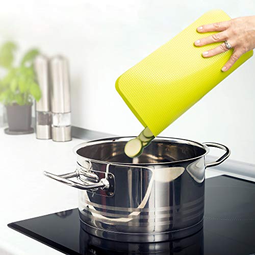 Simply Genius (8 Piece) Extra Thick Cutting Boards for Kitchen Prep, Non Slip Flexible Cutting Mat Set, Dishwasher Safe, BPA Fre