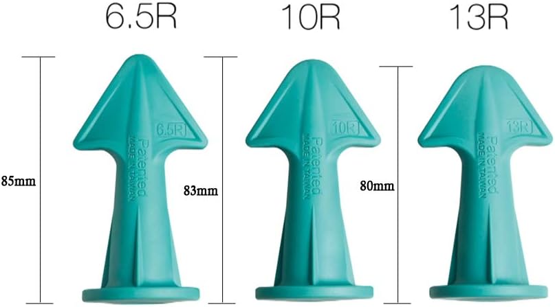 ORXPLUS TOOLS Caulk Nozzle, Applicator, Silicone Caulking Tools (6.5R, 10R, 13R)