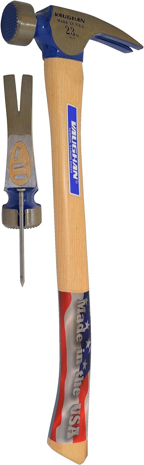 Vaughan &a; Bushnell CFIHC California Framer Hammer with Milled Face, Curved Handle, 23-Ounce Head