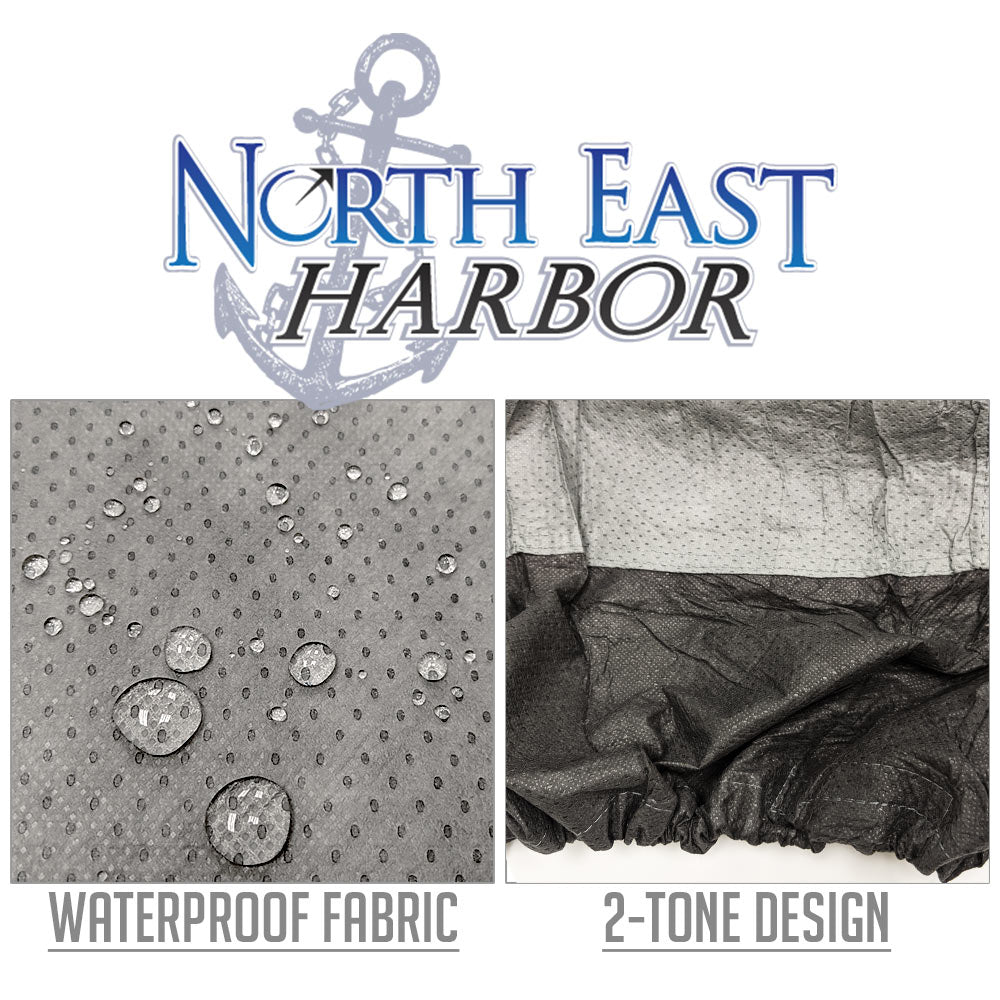 North East Harbor Rectangular / Oval Patio Table and Chair Set Outdoor Furniture Storage Cover - 127
