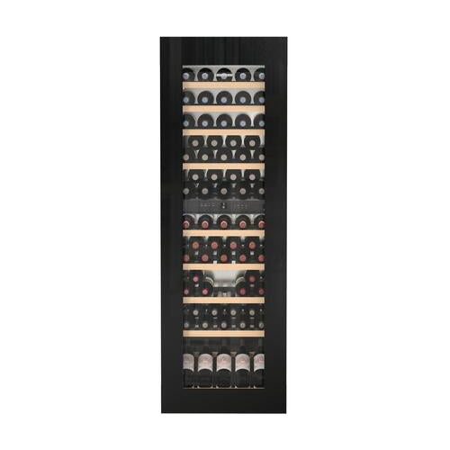 Liebherr HWGB8300 24  Star-K Built-In Wine Cabinet 83 Bottle in Black Glass