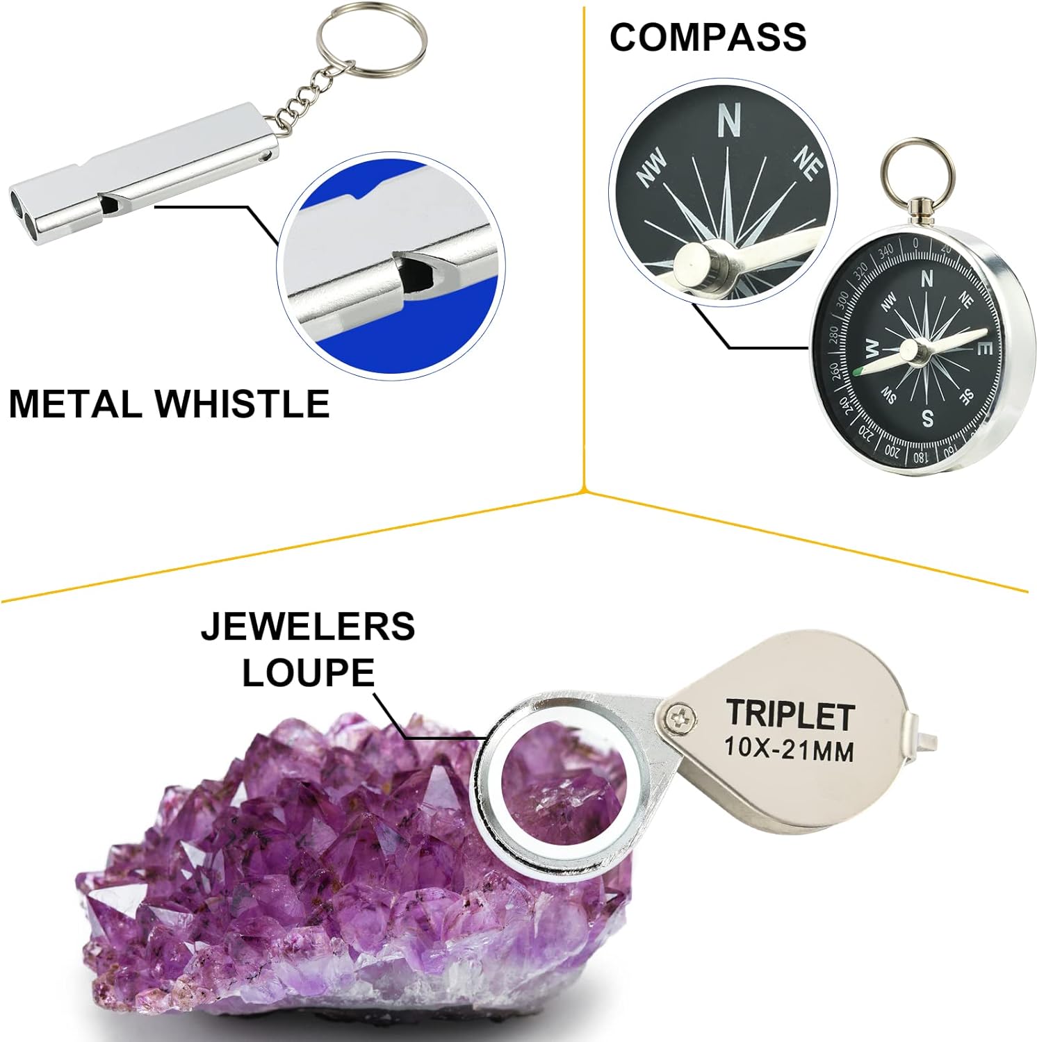 Artkunst 17PCS Geology Rock Pick Hammer Kit, 32oz Hammer