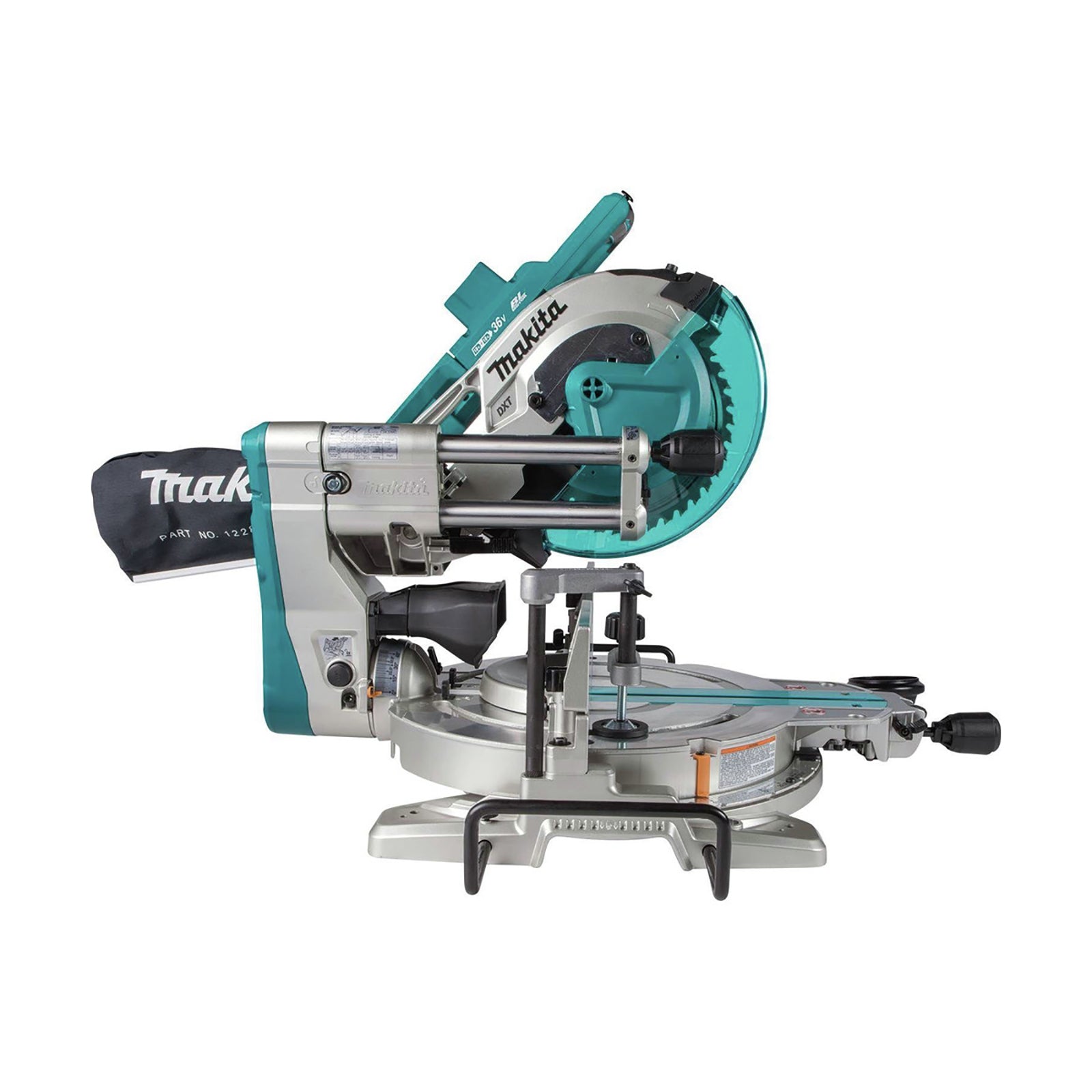 Makita XSL06Z 18V X2 LXT Lithium-Ion (36V) Brushless Cordless 10 in. Dual-Bevel Sliding Compound Miter Saw with Laser, (Tool Onl