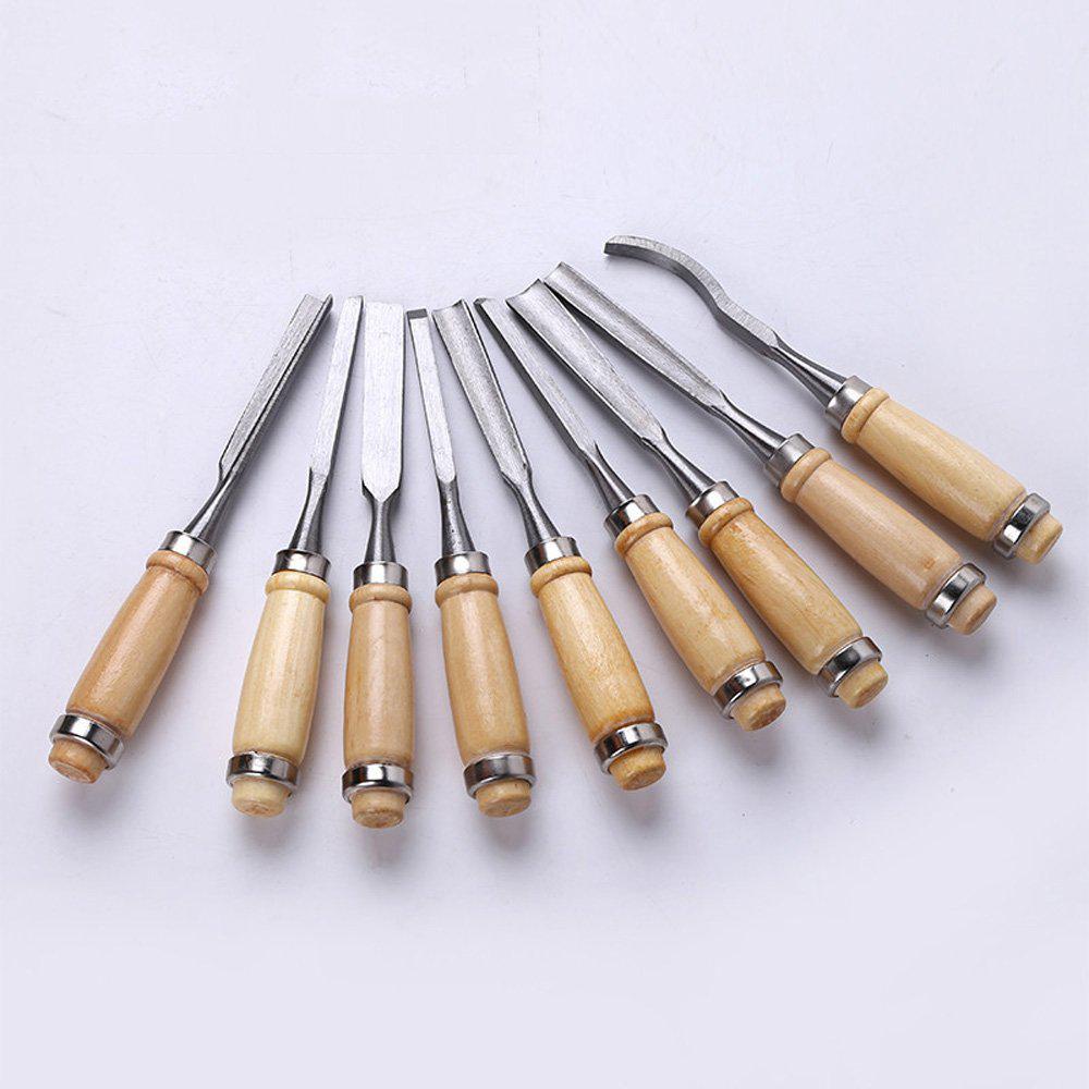 cjc professional woodworking tools set - 12 piece sharp woodworking tools carrying case for beginners