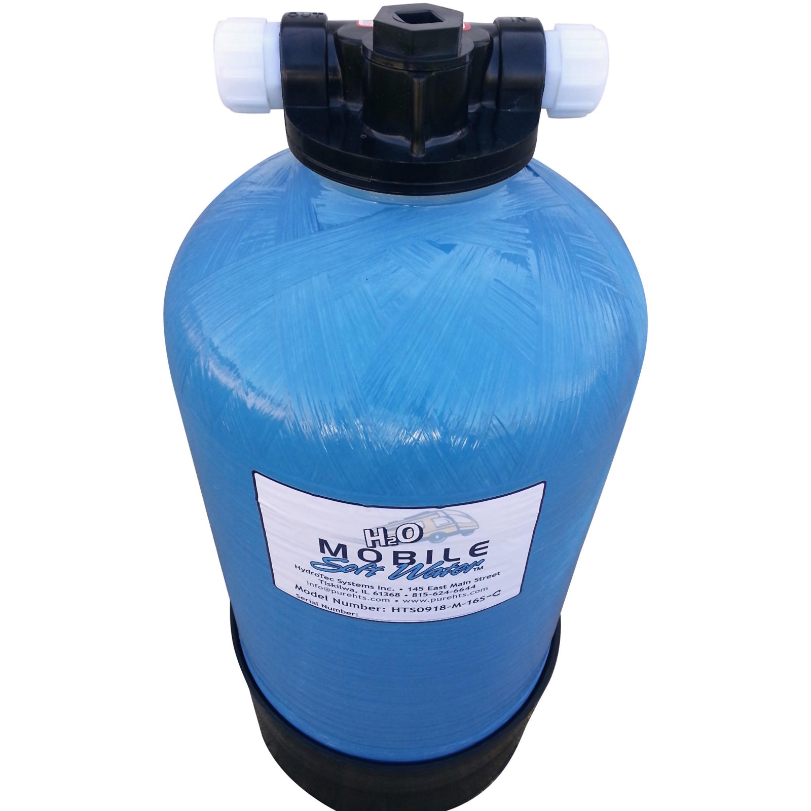 Mobile Soft Water Mobile-Soft-Water MSW0918-M-16S-C 16,000 Grain Portable RV Water Softener with Tank