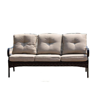 Moda Furnishings 6-Piece Outdoor Steel Seating Chair Set Patio Sectional Furniture