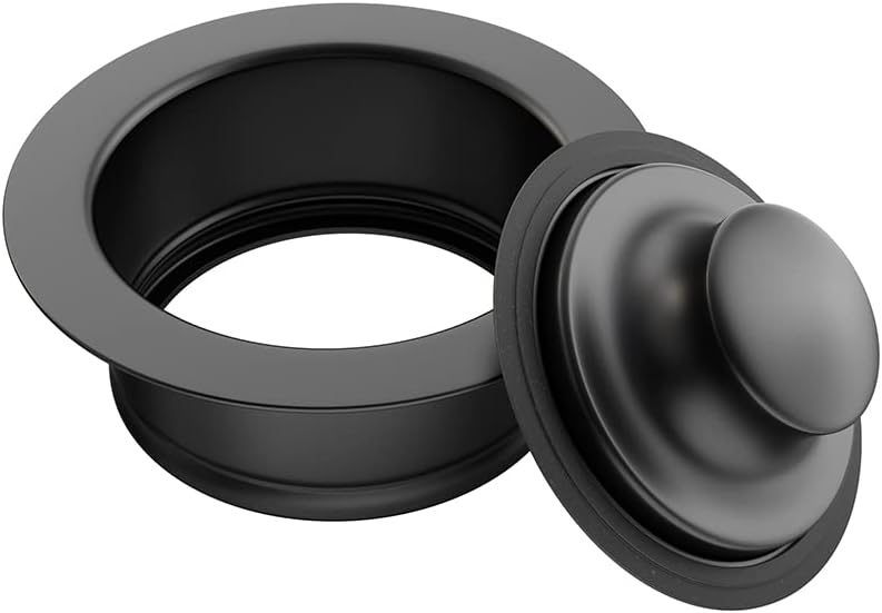 BOTEMY Sink Flange for Garbage Disposal and Sink Stopper Stainless Steel Fit Universal 3-1/2 Inch Standard Sink Drain Openings Kitchen