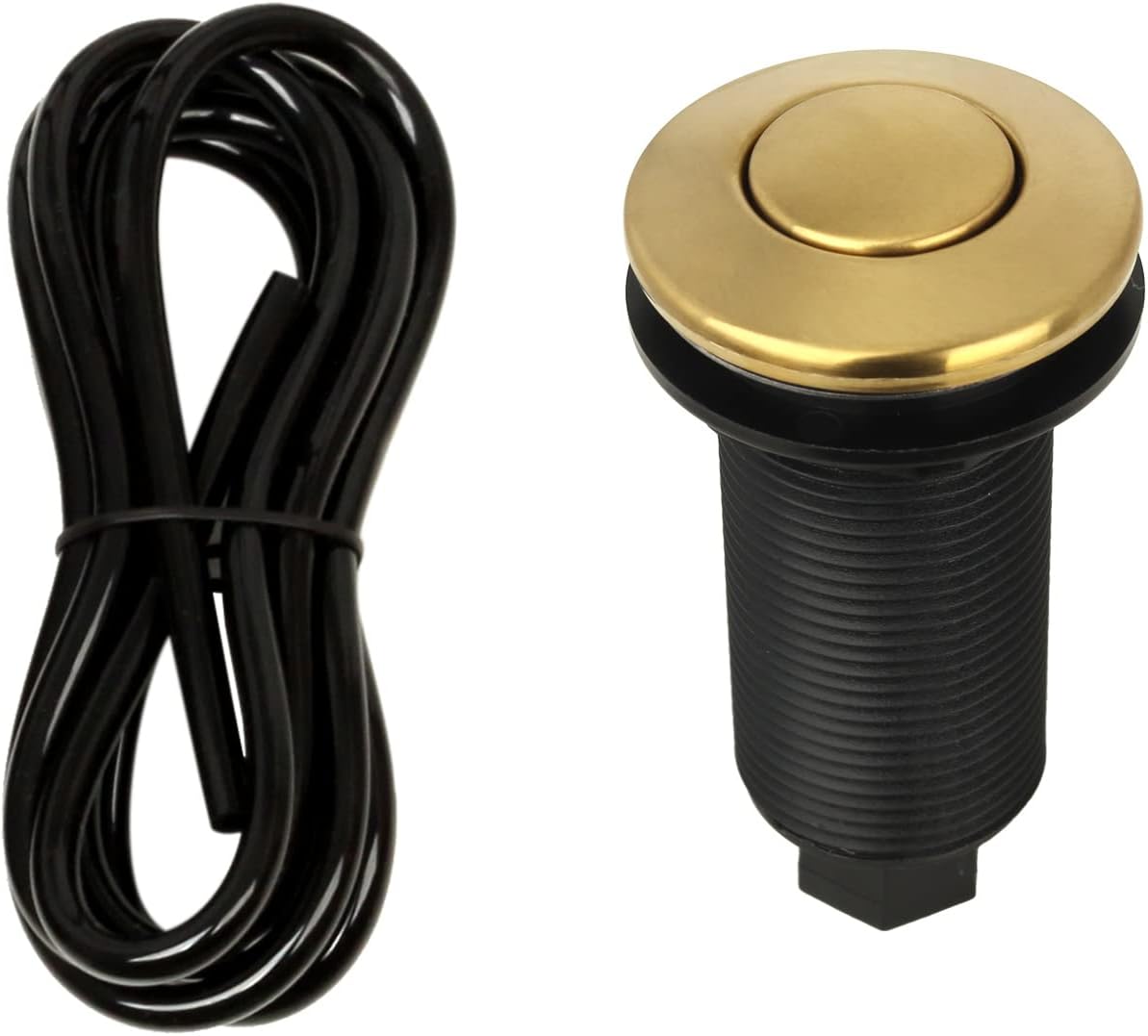Akicon Garbage Disposal Air Switch with Air Hose, Sink Top Push Button Replacement for Insinkerator Air Switch Garbage/Waste Disposal