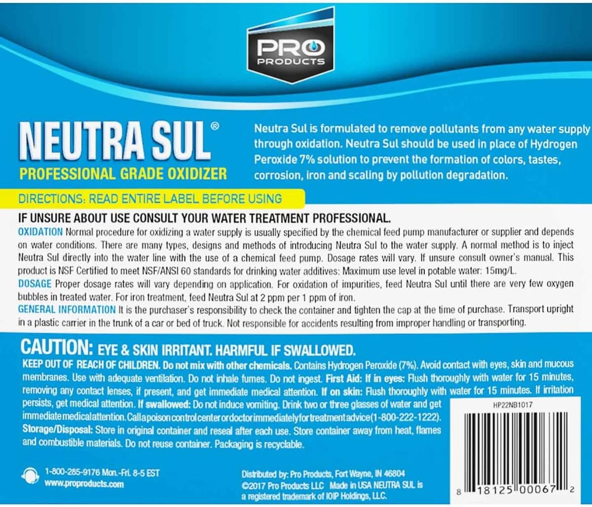 Pro Products HP05N Neutra Sul Professional Grade Oxidizer (5 Gallon)